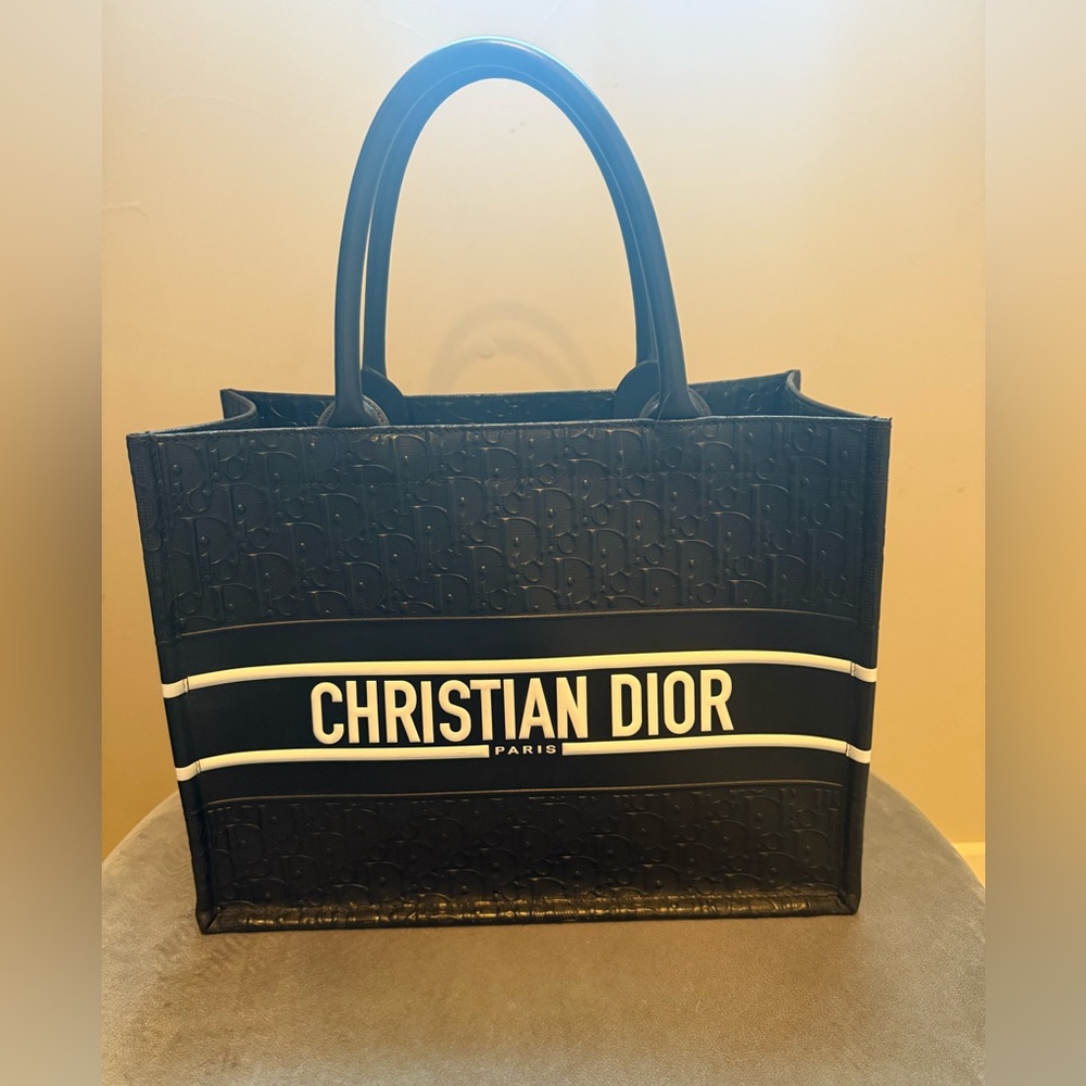 Dior White Interior Tote